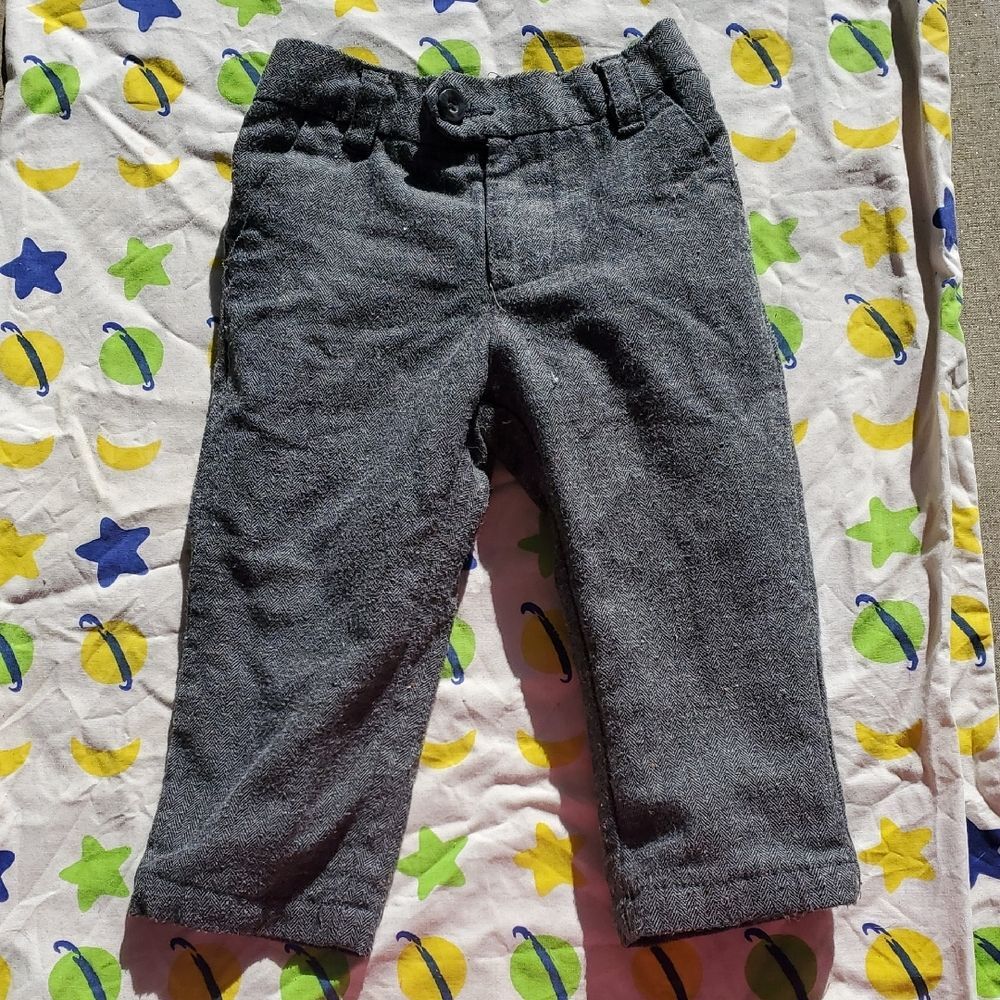 Cherokee Cozy‎ Charcoal Toddler Trousers 18 Months 🌏5/$10🌏